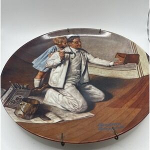 Norman Rockwell Knowles Heritage Collection 7th "The Painter" 1983